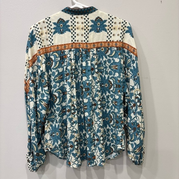 Anthropologie Floral Button Down Top Women’s Size Small - Picture 10 of 13